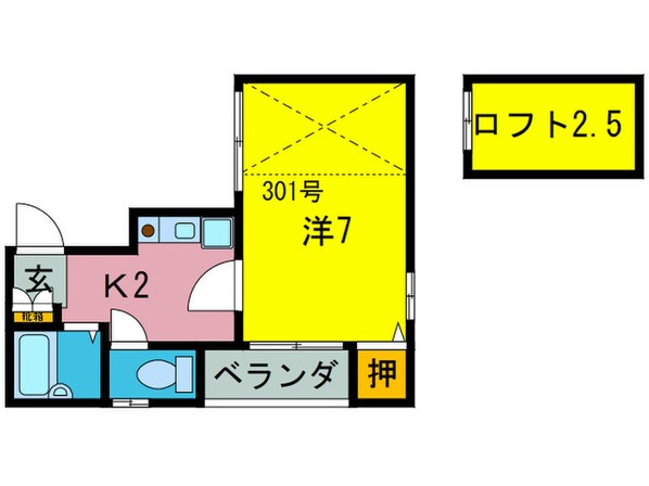 パティオライブの物件間取画像